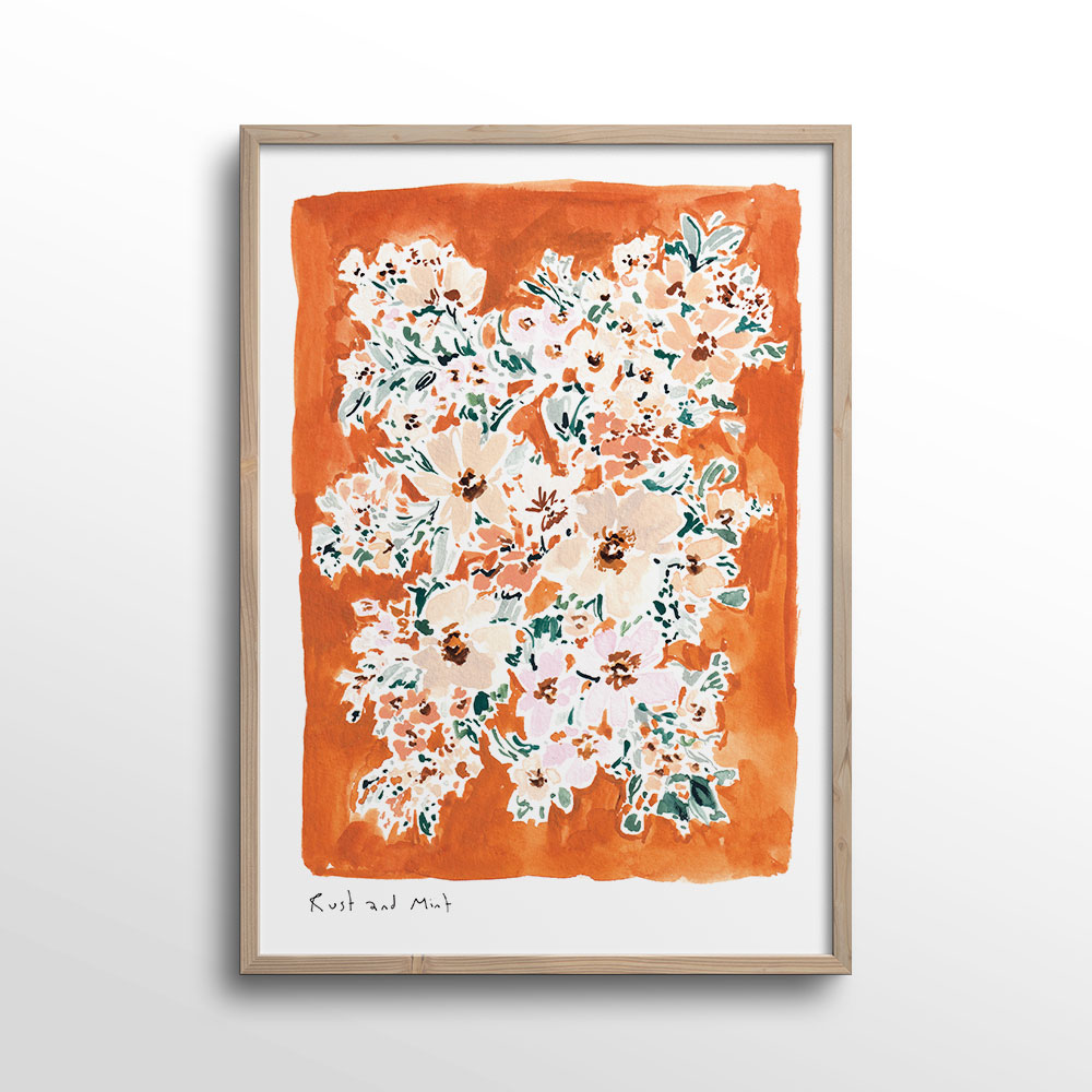 Rust-and-Mint-Print