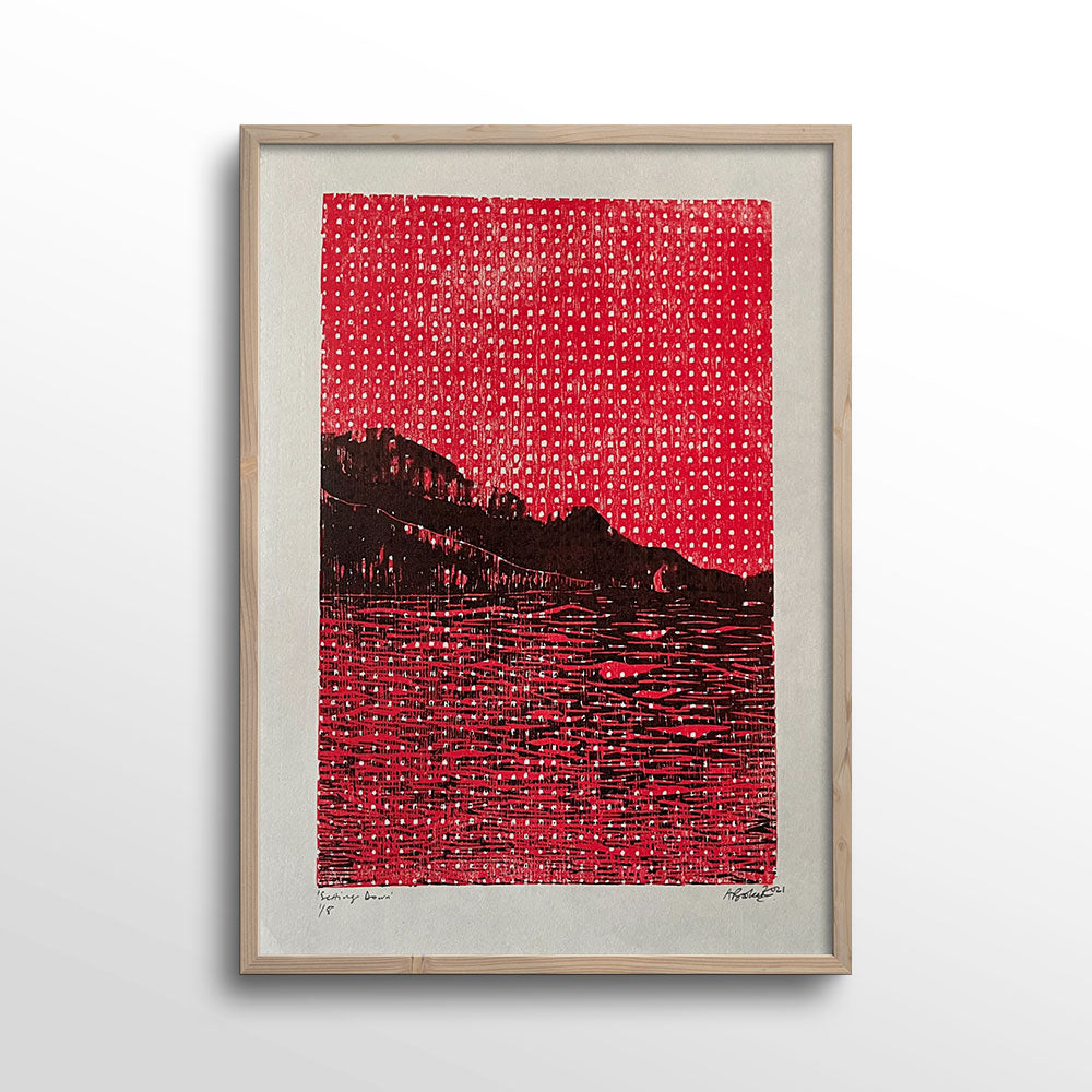 Setting-Down-Woodcut-Print
