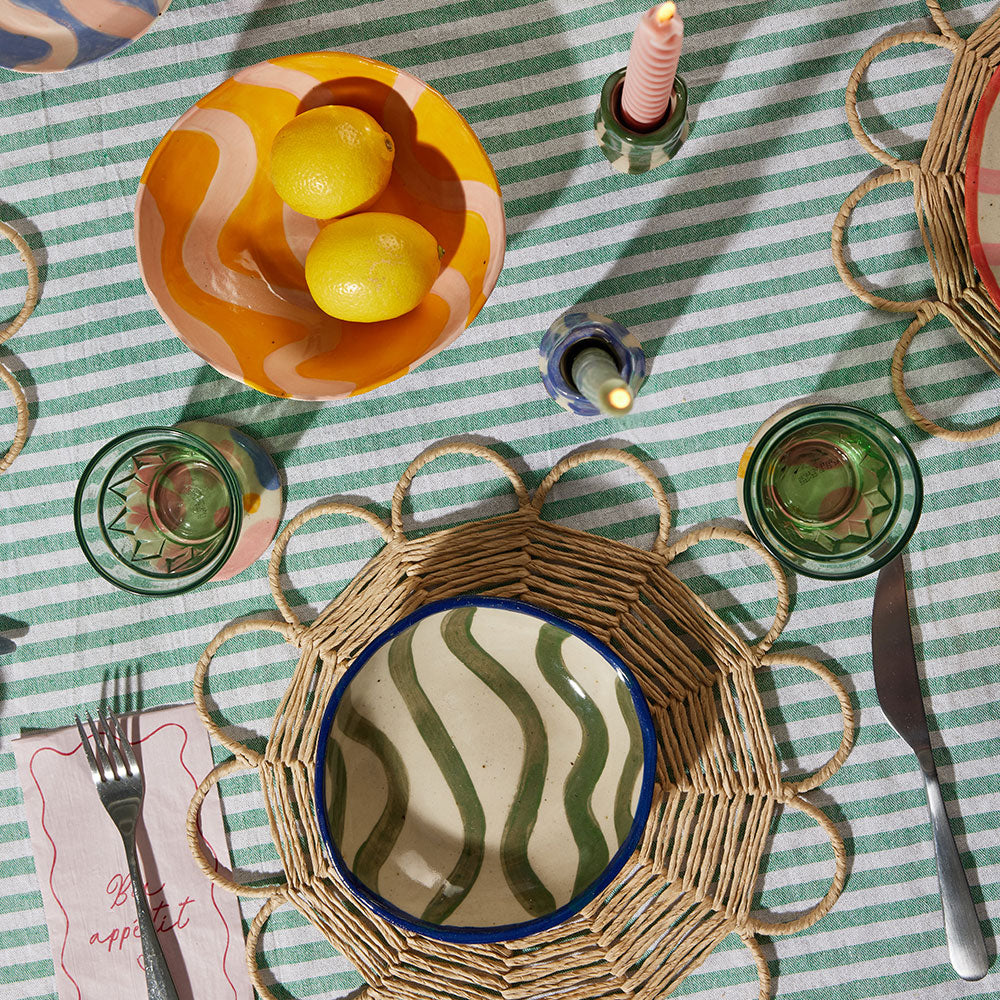 Squiggle-Pasta-Bowl-Green-and-Navy-17cm