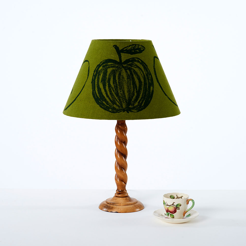 A-is-for-Apple-Lampshade-Hunter-Green