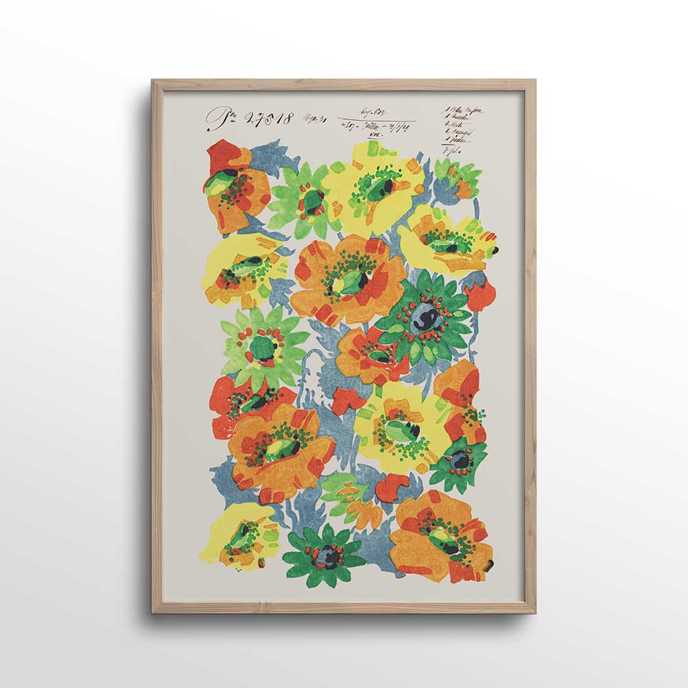 No.013-Summer-Poppies-Vintage-Archive-Poster-Print