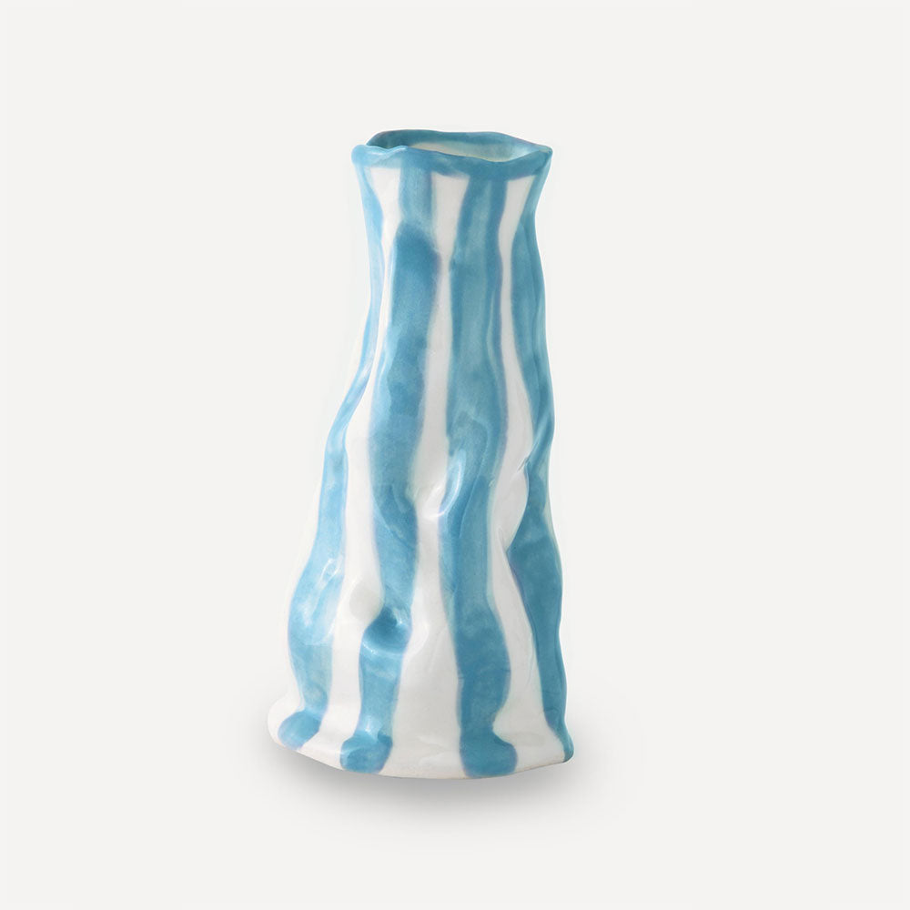 Turquoise-Candy-Stripe-Vase
