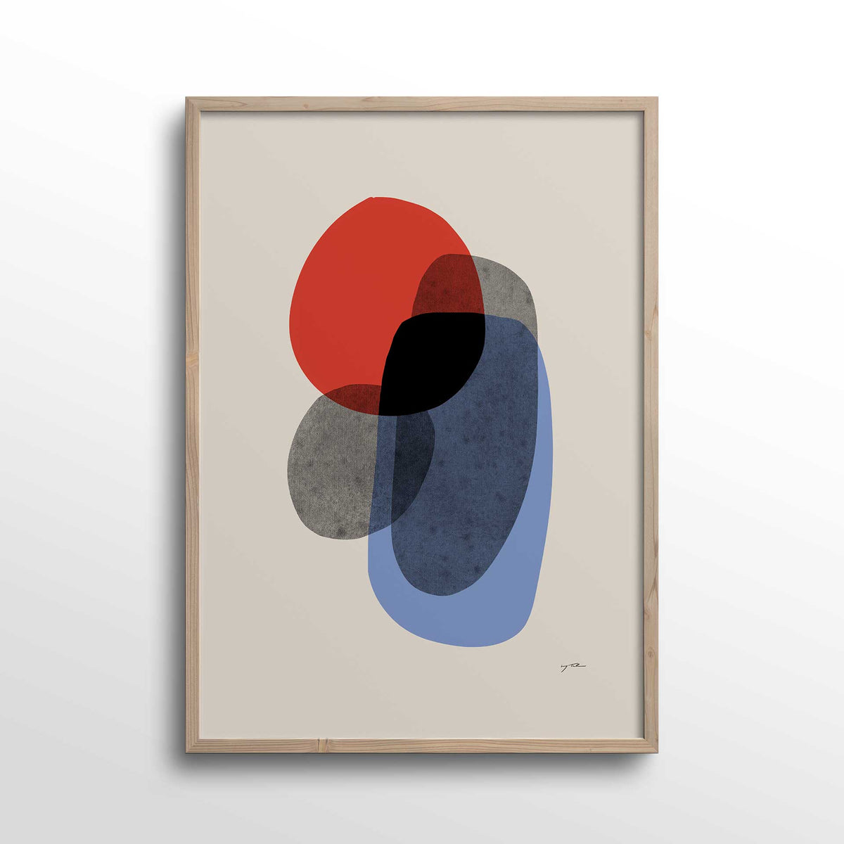 tri-print-framed