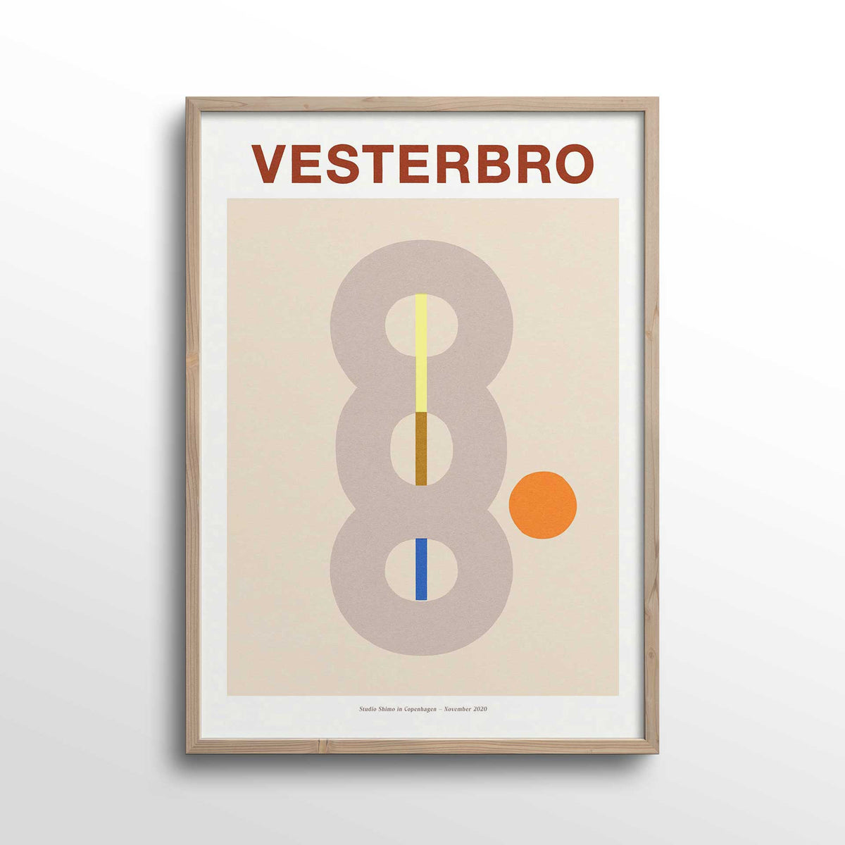 vesterbro-art-print-framed