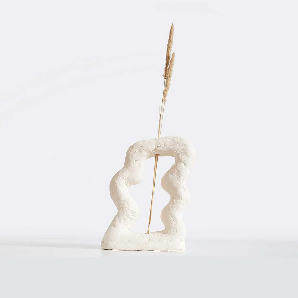Dune-White-Vase
