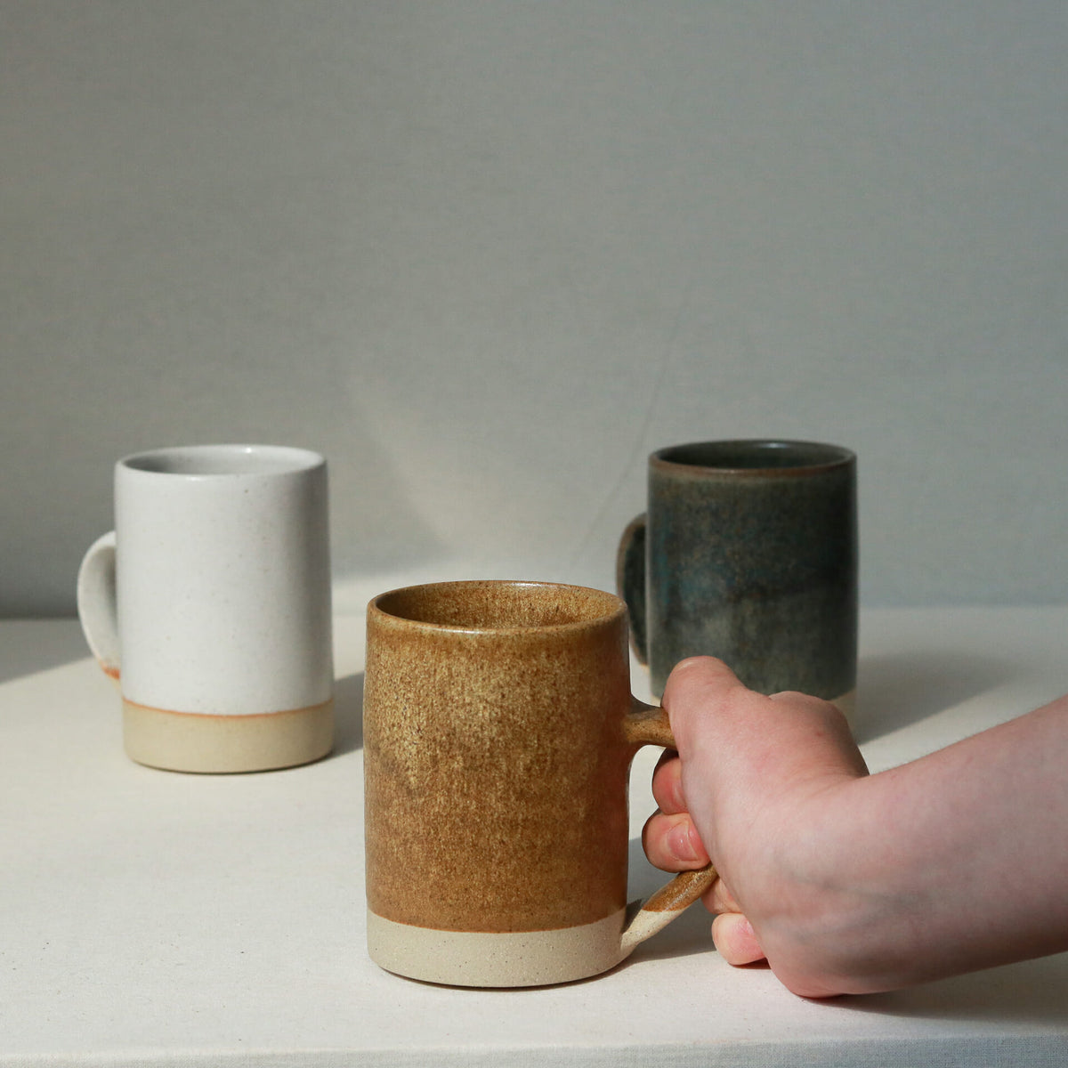 tall-dipped-mug-flecked-stoneware-ochre