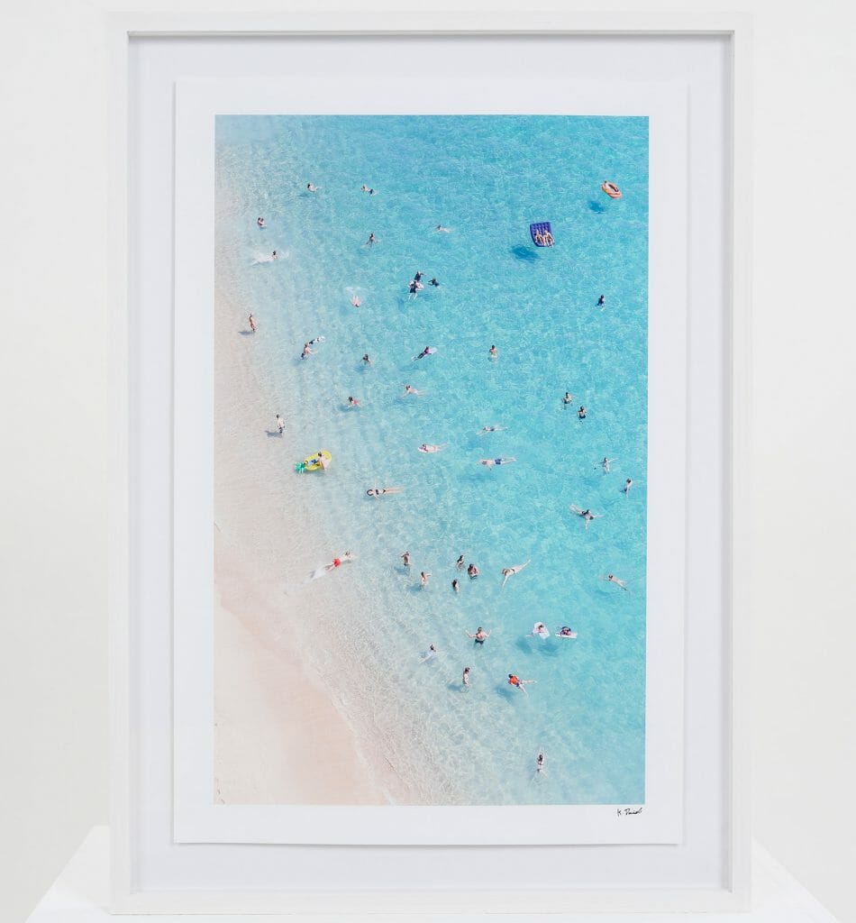 pedn-vounder-people-from-above-giclée-photo-print-colour-people-on-a-beach
