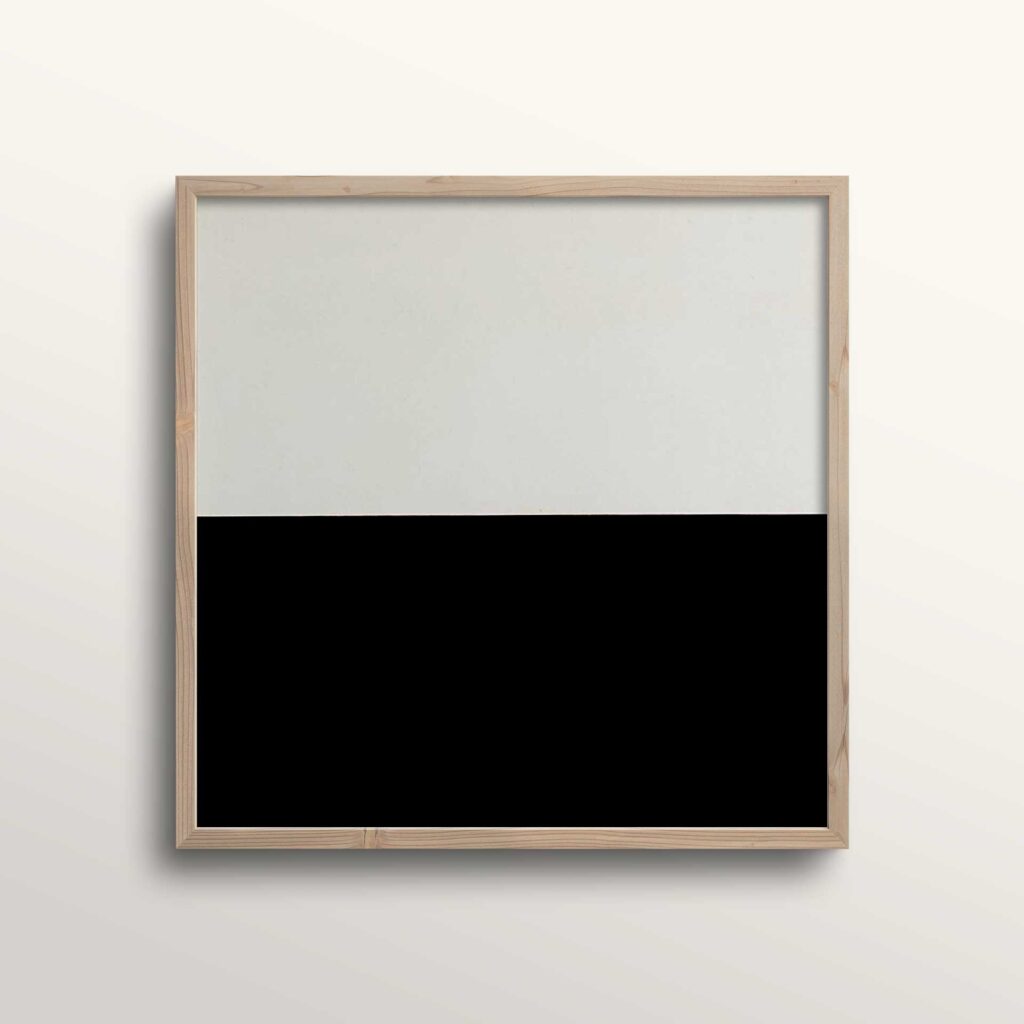 black-white-print-framed