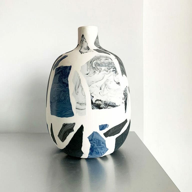 terrazzo-vase-small-I-porcelain-blue-grey-black