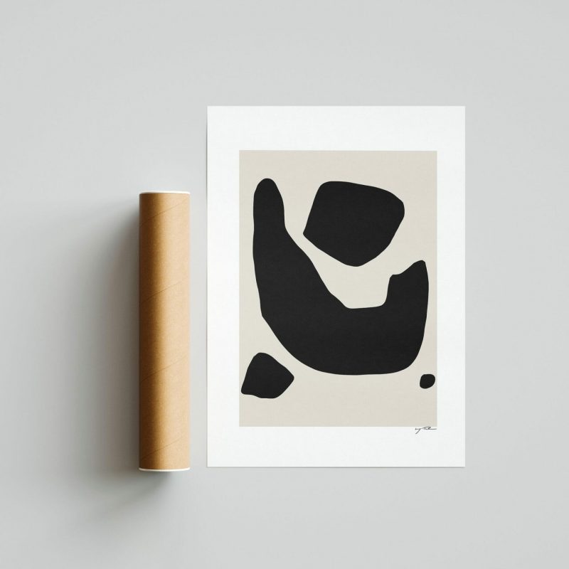 shape-03-art-print-black-cream-abstract-artwork