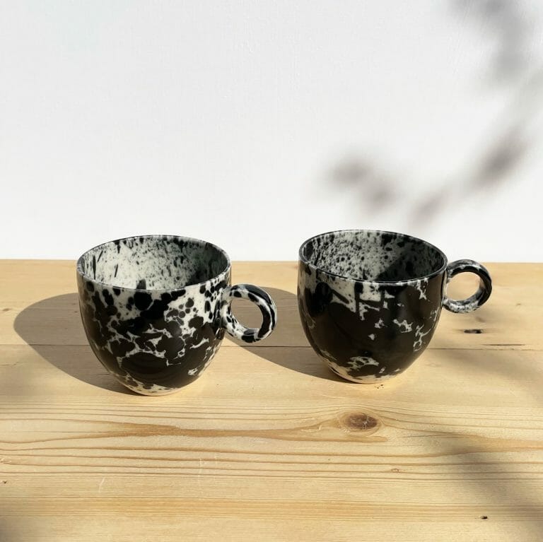 black-splatter-espresso-cup-ceramic-splashes-drips-paint-colour-mug-pottery