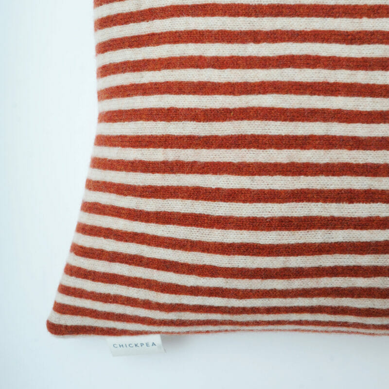 rust-bold-stripe-cushion