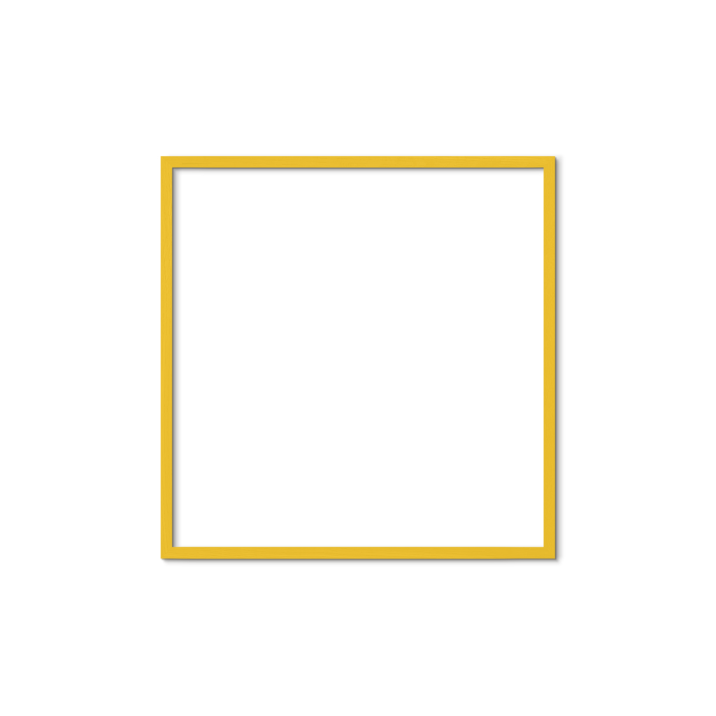 Yellow Wood Frame Artists and Objects