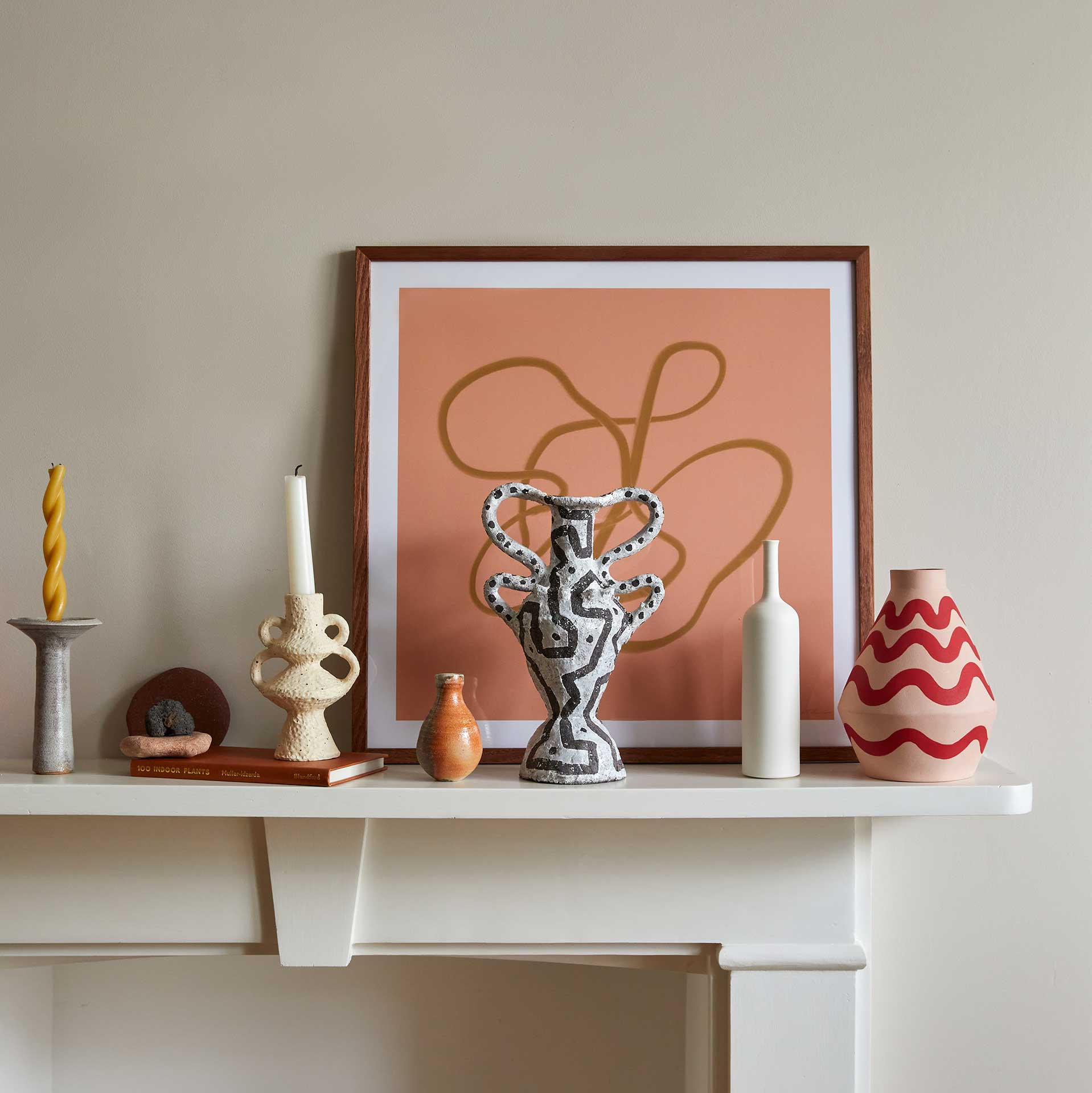 ceramics-and-art-shelf-display