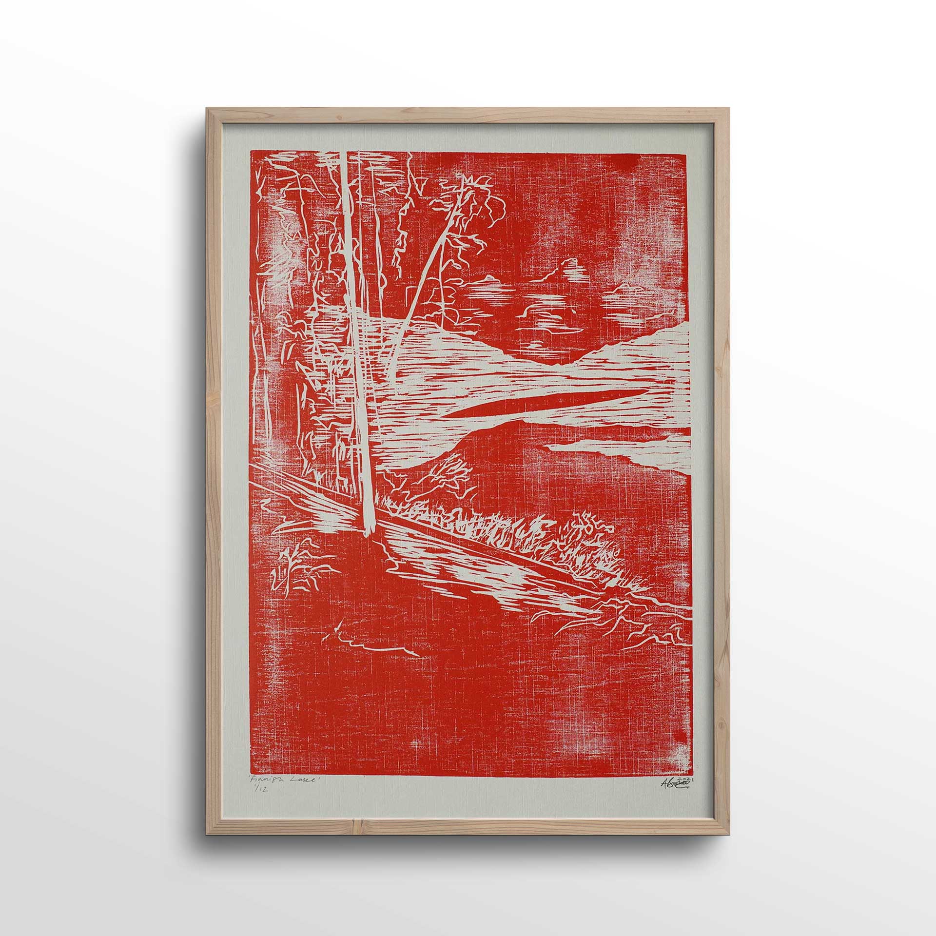 finnish-lake-woodcut-print