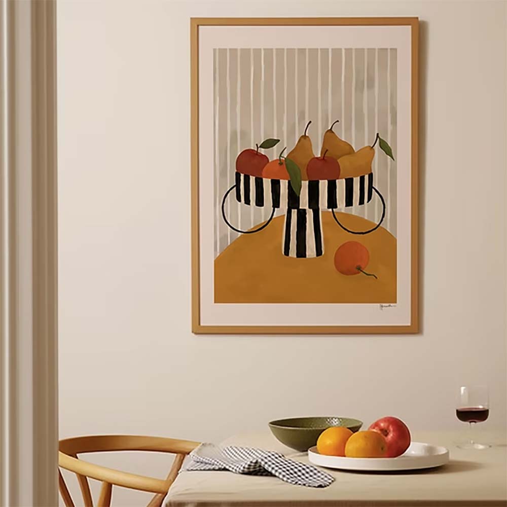 Fruit-in-Striped-Bowl-Print