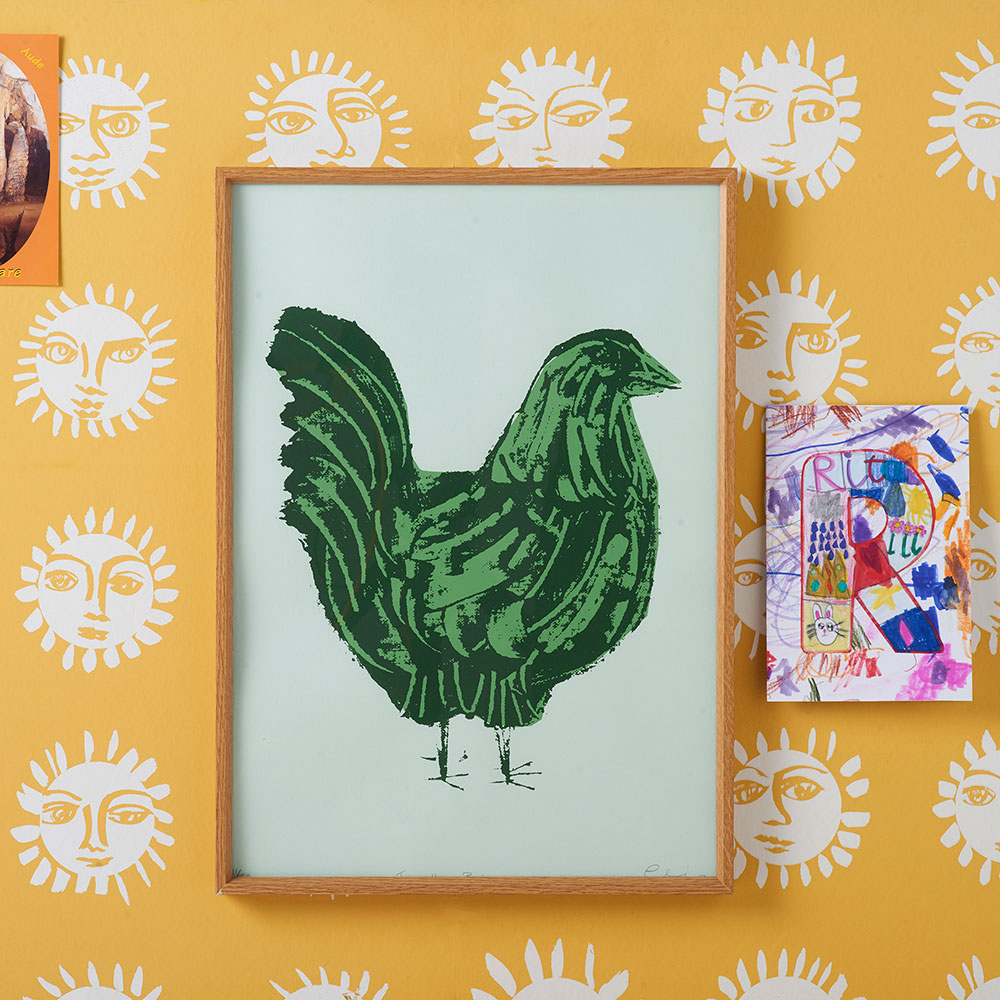 French-Hen-Pasture-Screen-Print