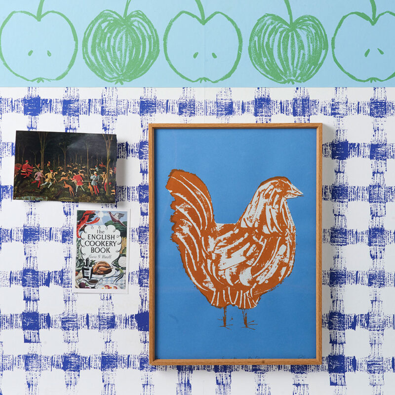 French-Hen-Screen-Print