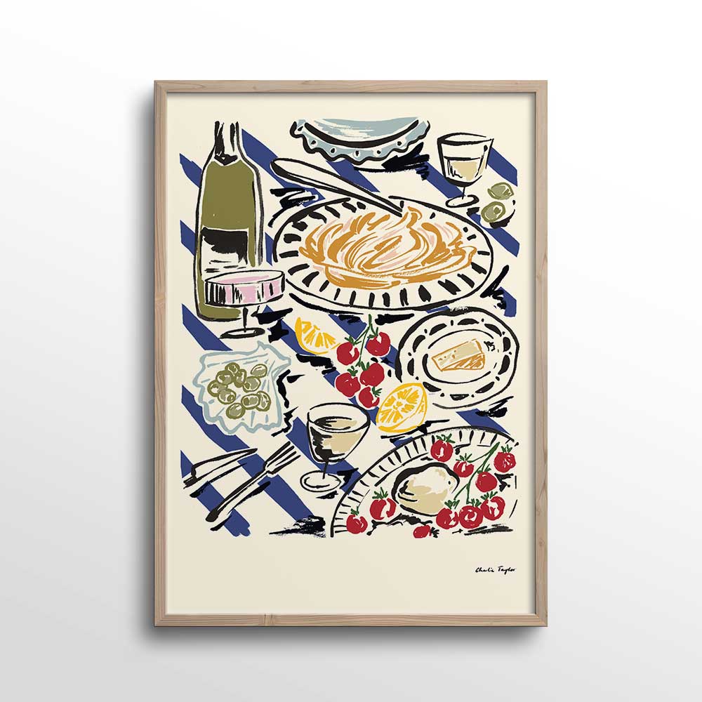 Pasta-Supper-Print-by-Charlie-Taylor-Design