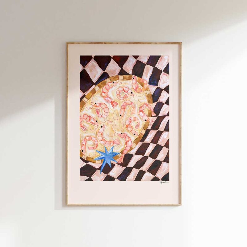 Prawn-Party-Print-by-Frankie-Penwill