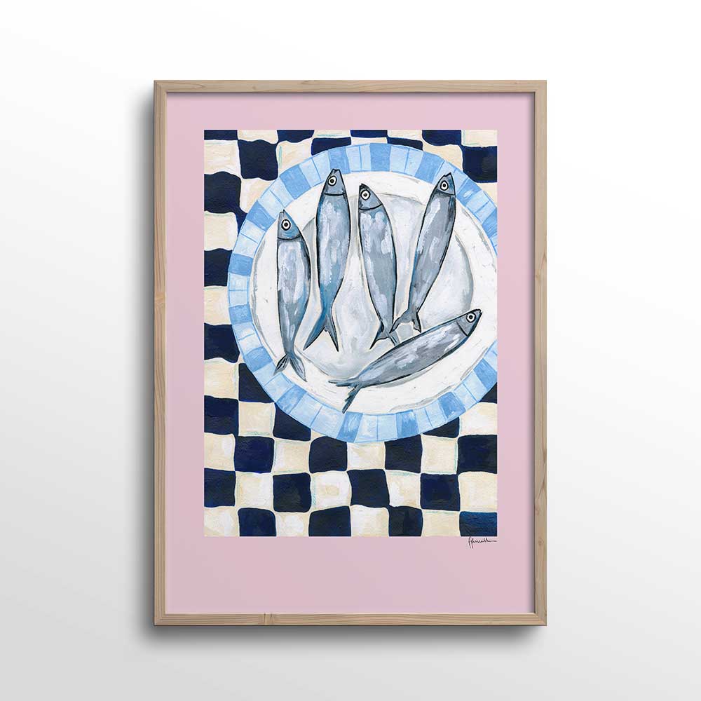 Sardines-on-Checkerboard-Print-by-Frankie-Penwill