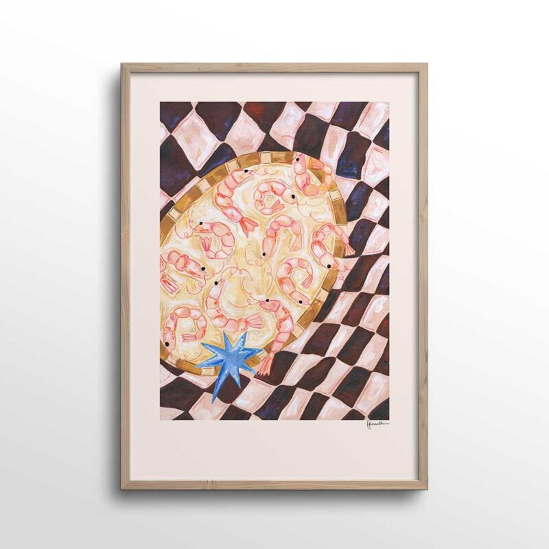 Prawn-Party-Print-by-Frankie-Penwill