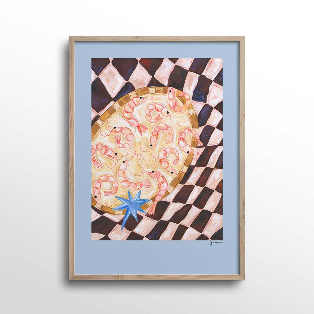 Prawn-Party-Print-by-Frankie-Penwill